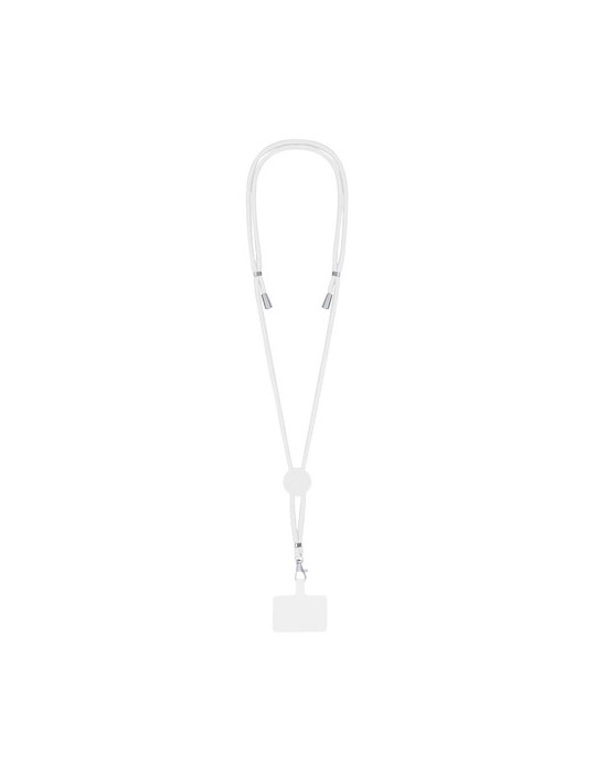 Lanyard Support Zaret Matières : polyester Couleurs : blanc impression haute définition