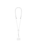 Lanyard Support Zaret Matières : polyester Couleurs : blanc impression haute définition