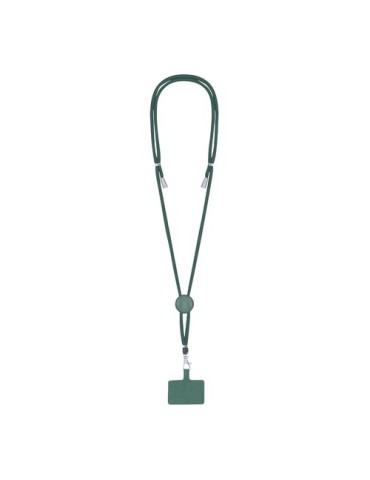 Lanyard Support Zaret Matières : polyester Couleurs : vert foncé goodies publicitaire événementiel