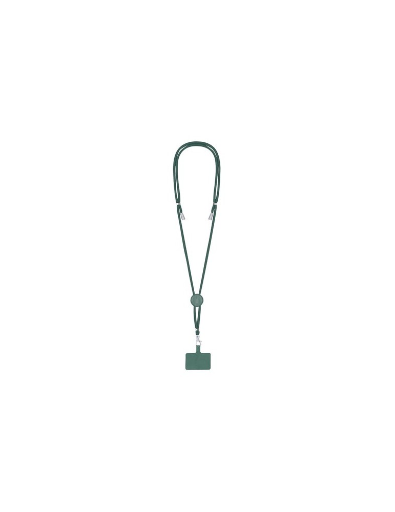 Lanyard Support Zaret Matières : polyester Couleurs : vert foncé goodies publicitaire événementiel