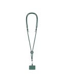 Lanyard Support Zaret Matières : polyester Couleurs : vert foncé goodies publicitaire événementiel
