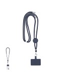 Lanyard Support Zaret Matières : polyester Couleurs : vert foncé cadeau collaborateur premium