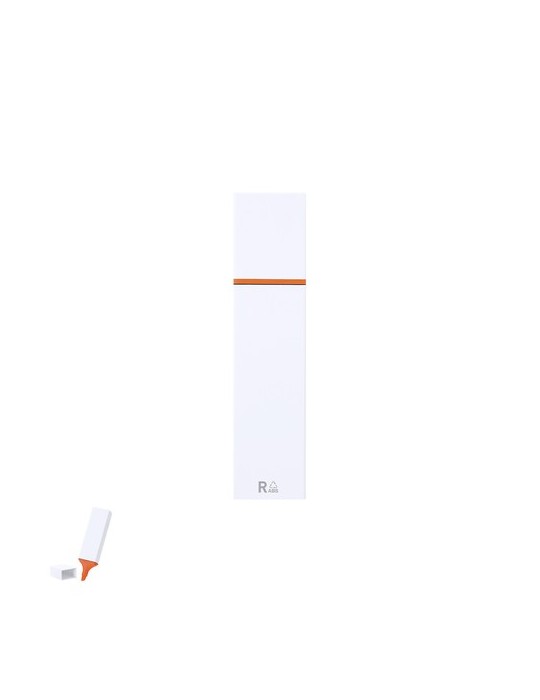 Surligneur Wulf Matières : ABS recyclé Couleurs : orange objet promotionnel éco-responsable