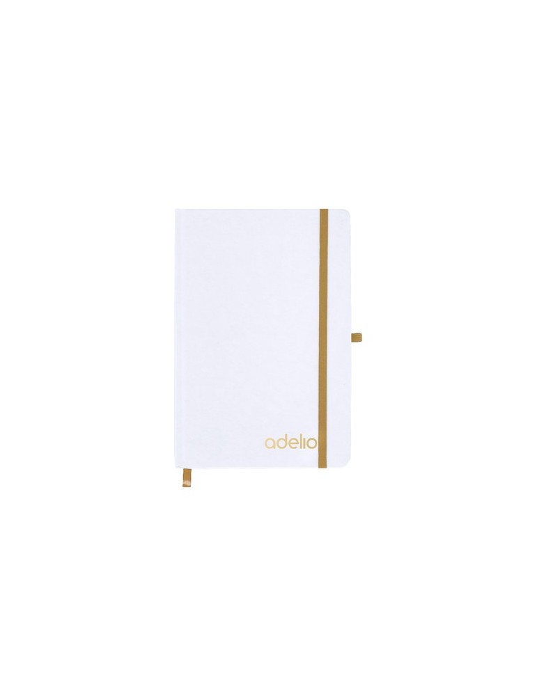 Bloc Notes Cosnova Matières : carton recyclé Couleurs : doré