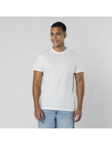T-Shirt Adulte Blanc Epika Matières : coton Taille textile : L Couleurs : blanc 2