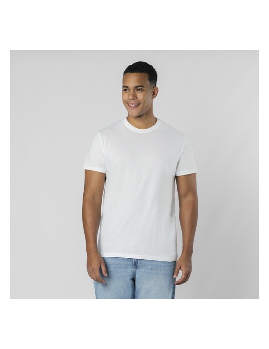 T-Shirt Adulte Blanc Epika Matières : coton Taille textile : L Couleurs : blanc personnalisation rapide en France