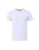 T-Shirt Adulte Blanc Epika Matières : coton Taille textile : 4XL Couleurs : blanc marquage laser ultra précis