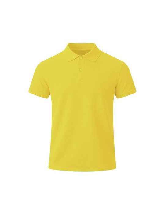 Polo Adulte Couleur Charles Matières : coton Taille textile : S Couleurs : jaune cadeau entreprise pas cher