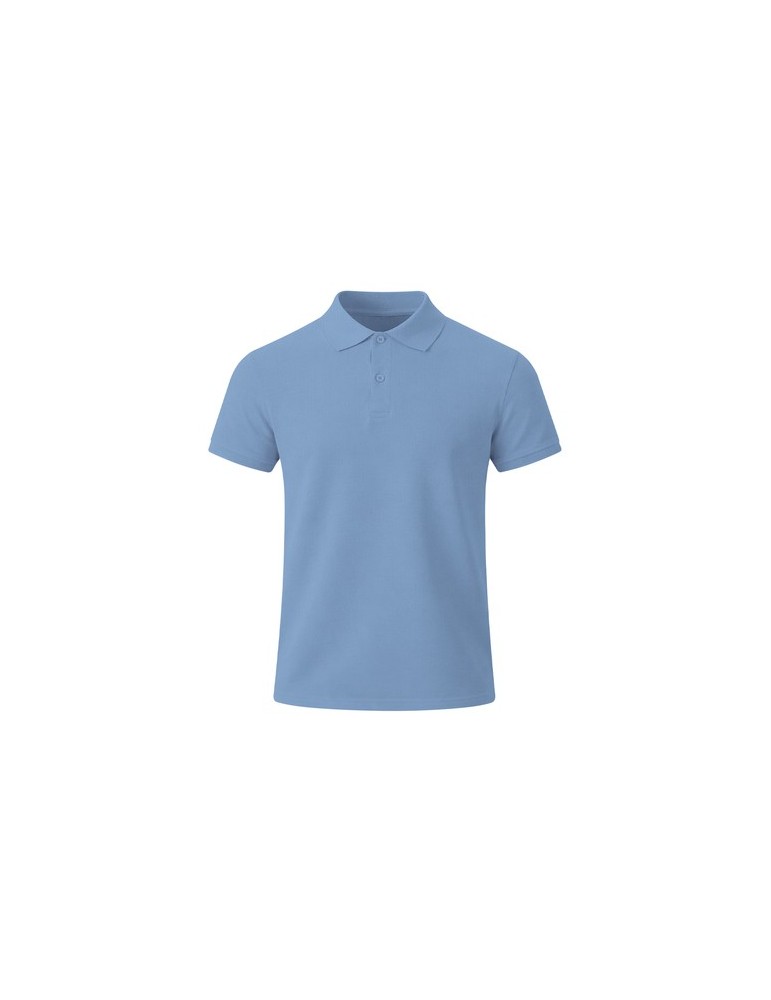 Polo Adulte Couleur Charles Matières : coton Taille textile : 3XL Couleurs : bleu clair marquage couleur éclatante