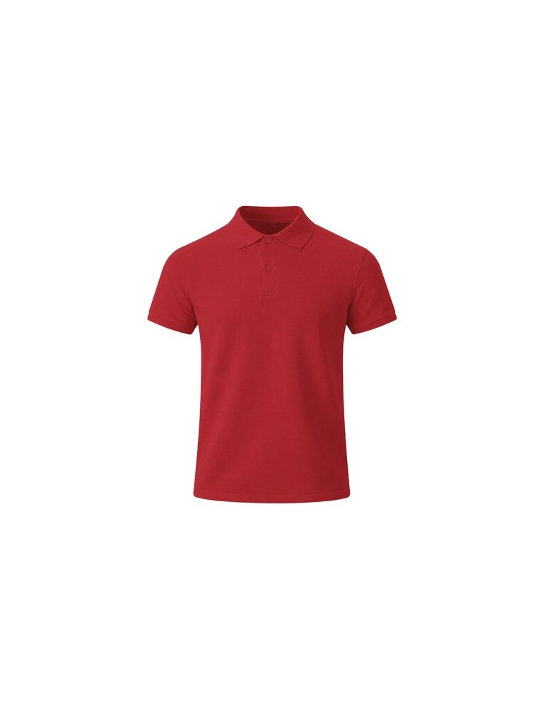 Polo Adulte Couleur Charles Matières : coton Taille textile : M Couleurs : rouge goodies personnalisé en stock