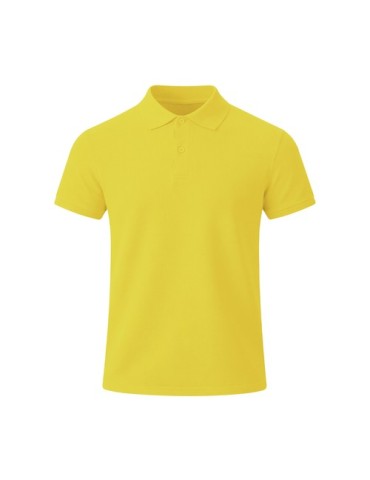 Polo Adulte Couleur Charles Matières : coton Taille textile : L Couleurs : jaune personnalisable avec votre logo