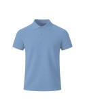 Polo Adulte Couleur Charles Matières : coton Taille textile : XL Couleurs : bleu clair cadeau entreprise pas cher
