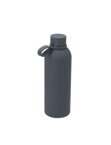 Bidon Caneco Matières : caoutchouc Couleurs : gris marquage laser ultra précis