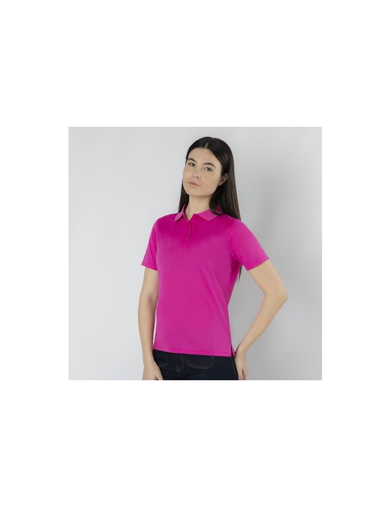 Polo Femme Tecnic Plus Matières : polyester Taille textile : L Couleurs : blanc marquage couleur éclatante