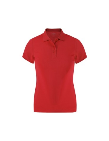 Polo Femme Tecnic Plus Matières : polyester Taille textile : L Couleurs : rouge marquage laser ultra précis