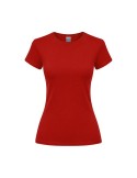 T-Shirt Femme Couleur Epika Matières : coton Taille textile : XXL Couleurs : rouge personnalisable avec votre logo