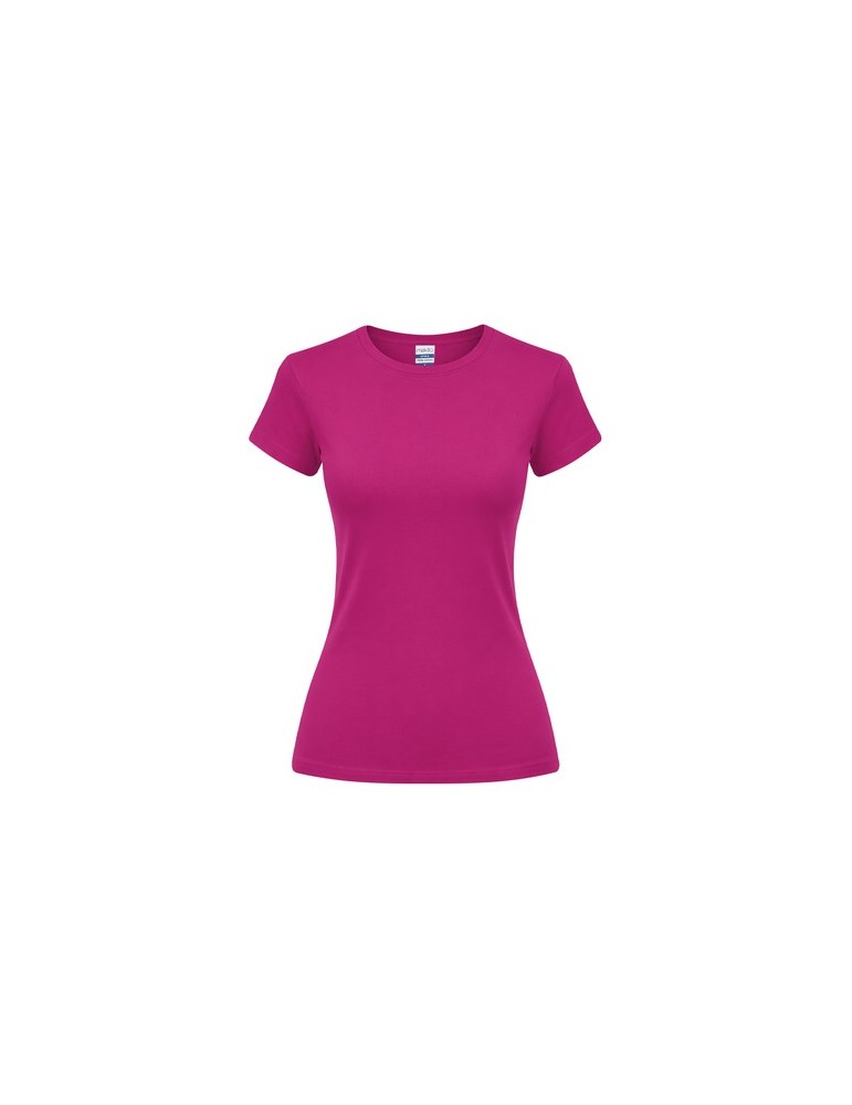 T-Shirt Femme Couleur Epika Matières : coton Taille textile : XL Couleurs : fuchsia accessoire événementiel unique