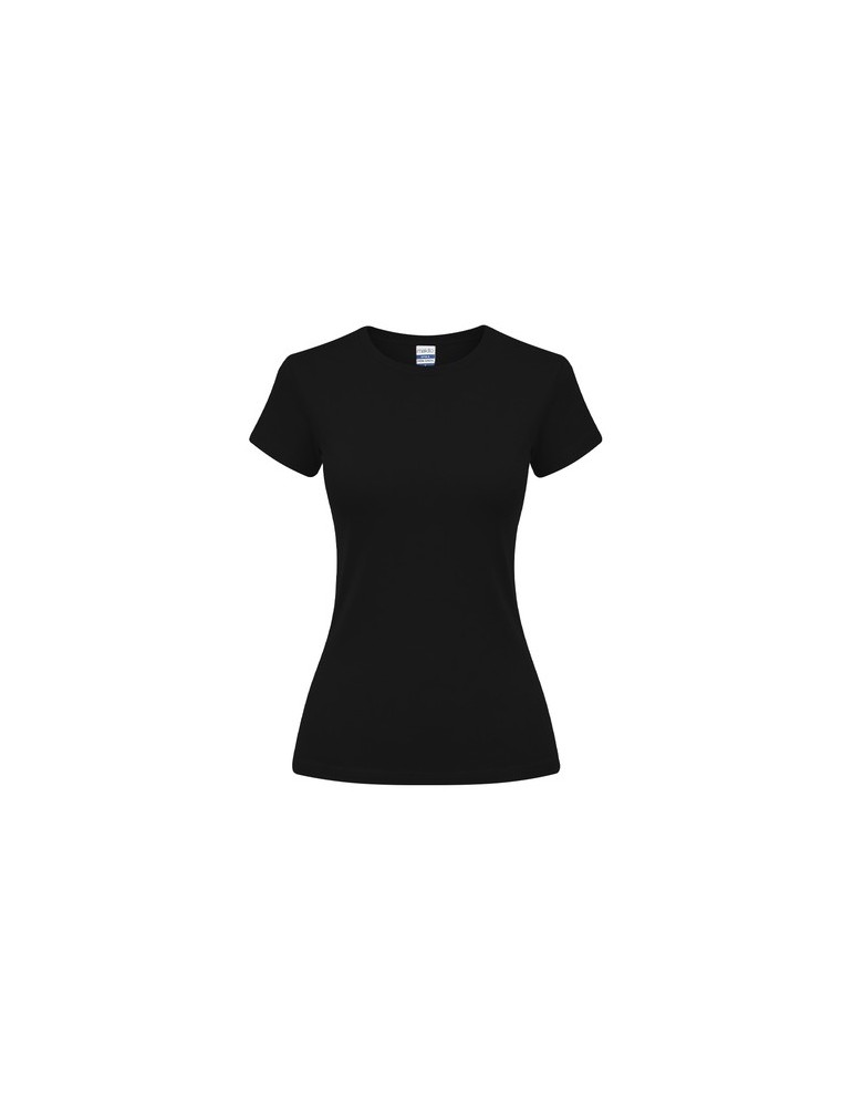 T-Shirt Femme Couleur Epika Matières : coton Taille textile : 3XL Couleurs : noir personnalisation sur mesure