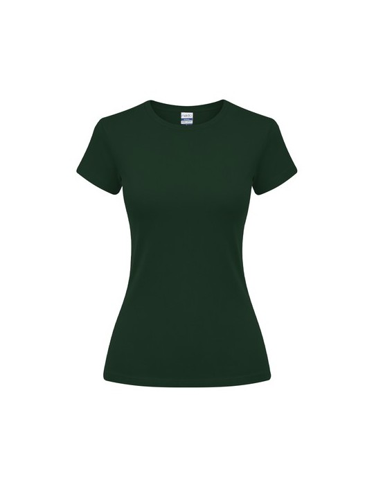T-Shirt Femme Couleur Epika Matières : coton Taille textile : S Couleurs : vert bouteille objet promo petit budget