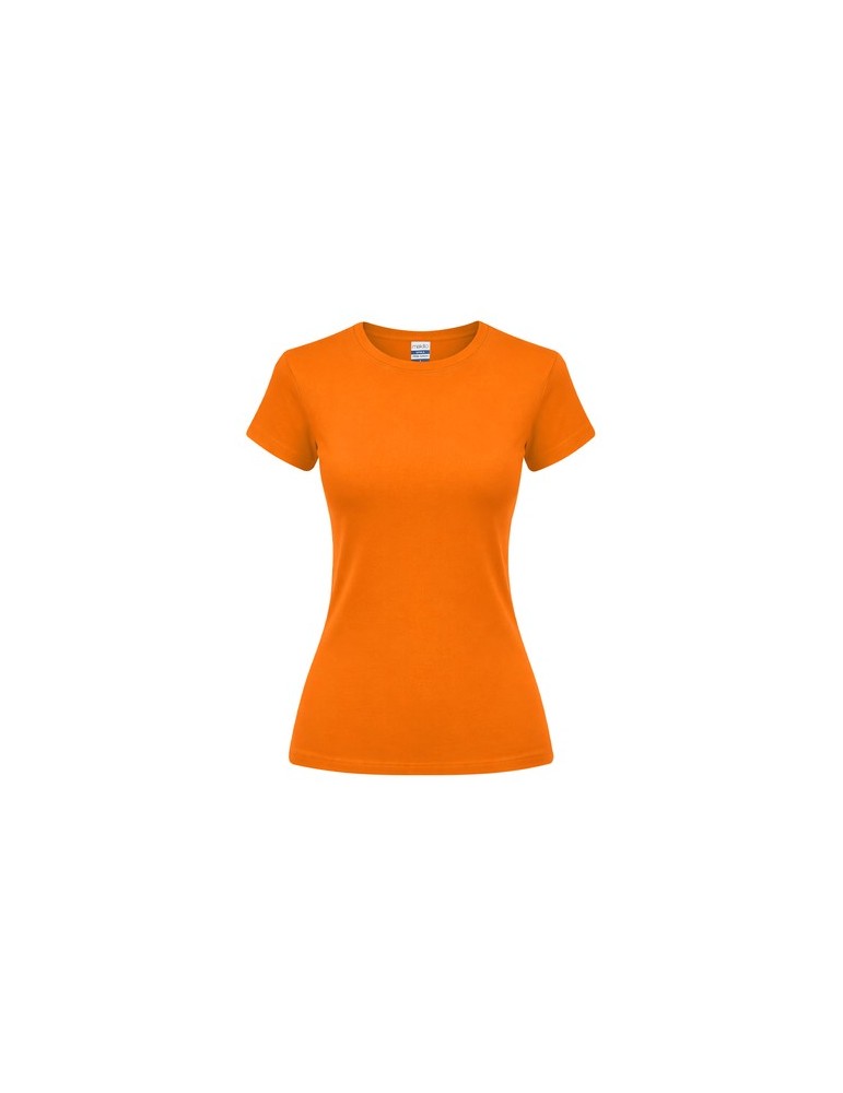 T-Shirt Femme Couleur Epika Matières : coton Taille textile : XL Couleurs : orange goodies publicitaire durable