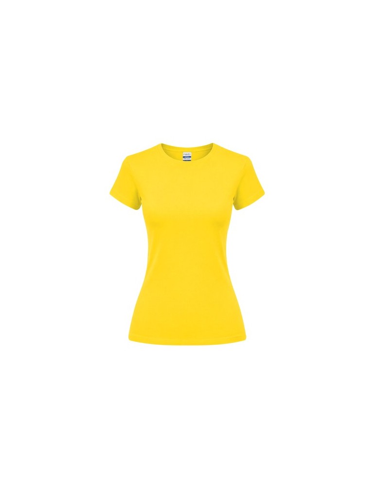 T-Shirt Femme Couleur Epika Matières : coton Taille textile : XL Couleurs : jaune cadeau affaires élégant