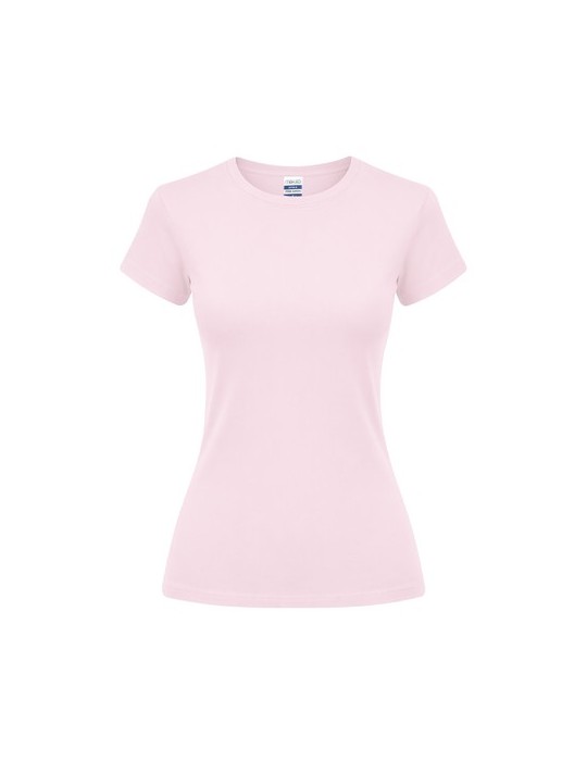 T-Shirt Femme Couleur Epika Matières : coton Taille textile : M Couleurs : rose goodies entreprise design