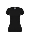 T-Shirt Femme Couleur Epika Matières : coton Taille textile : XXL Couleurs : noir personnalisable avec votre logo