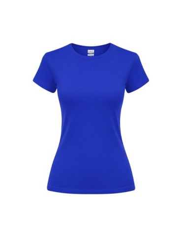 T-Shirt Femme Couleur Epika Matières : coton Taille textile : S Couleurs : bleu personnalisation sur mesure