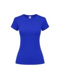 T-Shirt Femme Couleur Epika Matières : coton Taille textile : S Couleurs : bleu personnalisation sur mesure