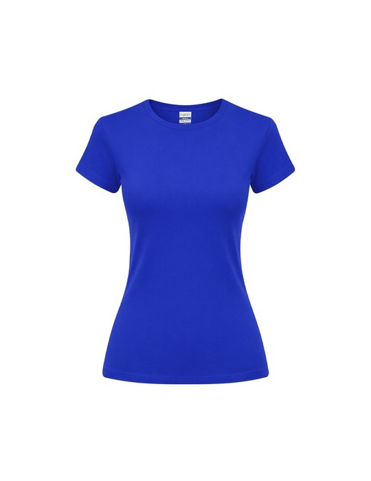 T-Shirt Femme Couleur Epika Matières : coton Taille textile : XXL Couleurs : bleu goodies personnalisé en stock