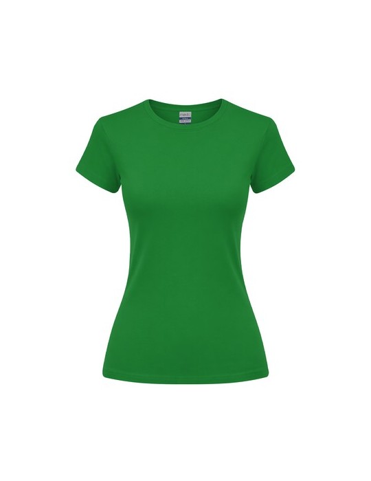 T-Shirt Femme Couleur Epika Matières : coton Taille textile : XL Couleurs : vert personnalisation sur mesure