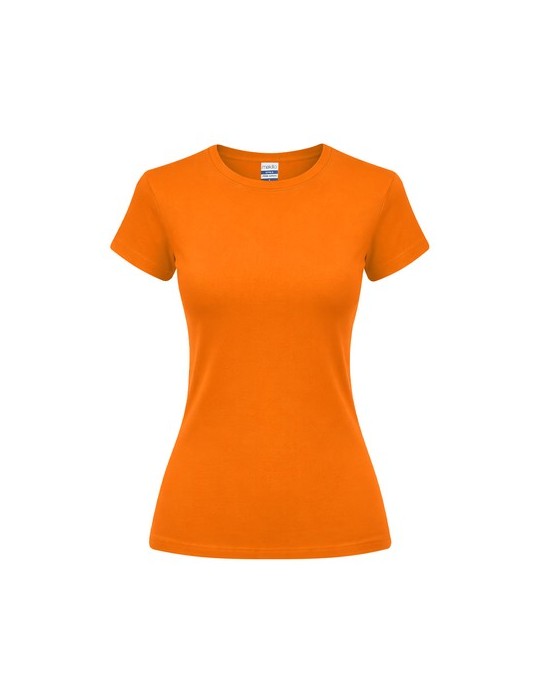 T-Shirt Femme Couleur Epika Matières : coton Taille textile : XXL Couleurs : orange goodies publicitaire événementiel