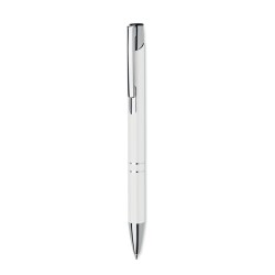 Stylo à bille  en aluminium recyclé personnalisable - BERN RA Matières : aluminium recyclé  Couleurs : blanc personnalisation ra