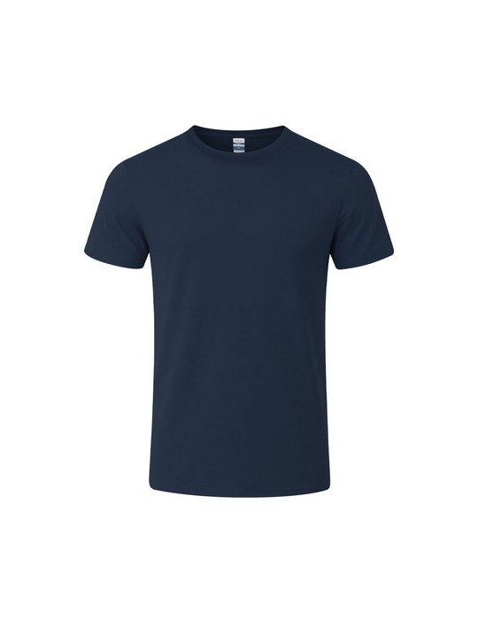 T-Shirt Adulte Couleur Epika Matières : coton Taille textile : XXL Couleurs : bleu marine marquage laser ultra précis