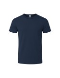 T-Shirt Adulte Couleur Epika Matières : coton Taille textile : XXL Couleurs : bleu marine marquage laser ultra précis