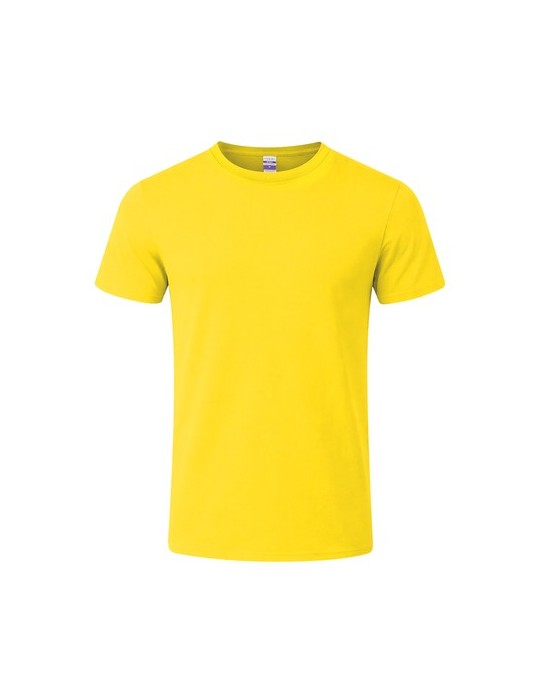 T-Shirt Adulte Couleur Epika Matières : coton Taille textile : XL Couleurs : jaune marquage laser ultra précis