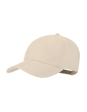 Casquette Carbum Matières : microfibre Couleurs : naturel marquage laser ultra précis