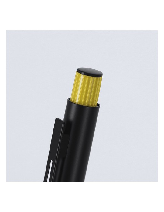 Stylo Crescent Matières : aluminium recyclé  Couleurs : blanc personnalisation sur mesure