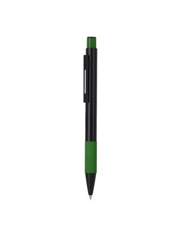 Stylo Crescent Matières : aluminium recyclé  Couleurs : noir marquage couleur éclatante