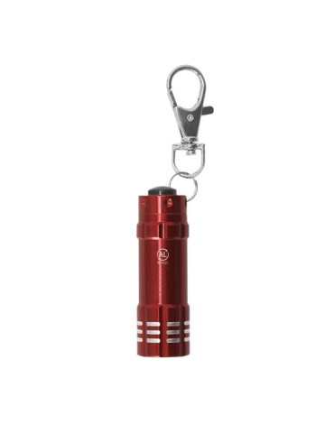 Porte-Clés Lampe Musday Matières : aluminium recyclé  Couleurs : rouge