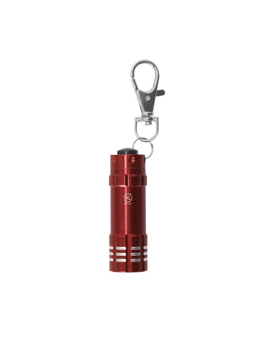 Porte-Clés Lampe Musday Matières : aluminium recyclé  Couleurs : rouge