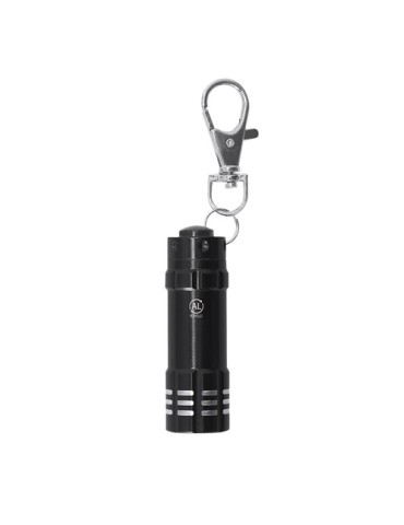 Porte-Clés Lampe Musday Matières : aluminium recyclé  Couleurs : noir impression haute définition