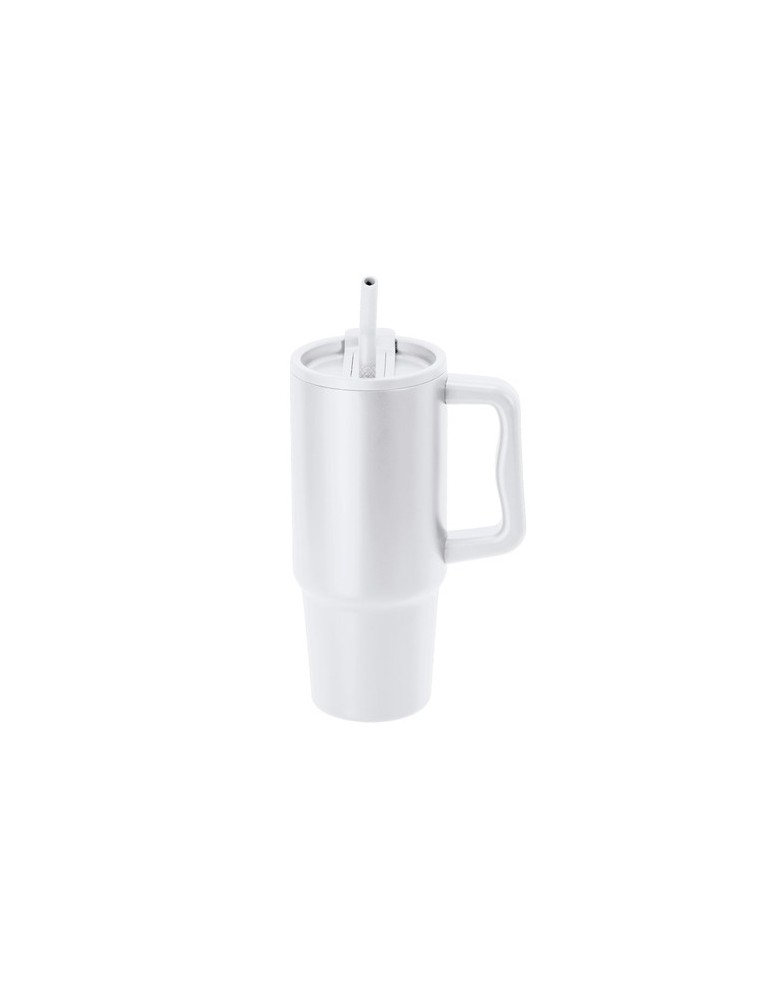 Tasse Thermique Yukon Couleurs : blanc Matières : acier inoxydable recyclé