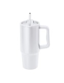 Tasse Thermique Yukon Couleurs : blanc Matières : acier inoxydable recyclé