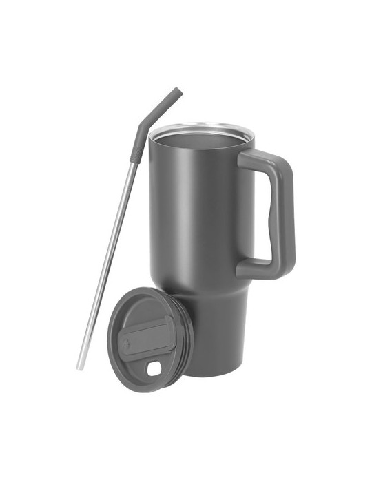 Tasse Thermique Yukon Couleurs : blanc Matières : acier inoxydable recyclé personnalisation sur mesure