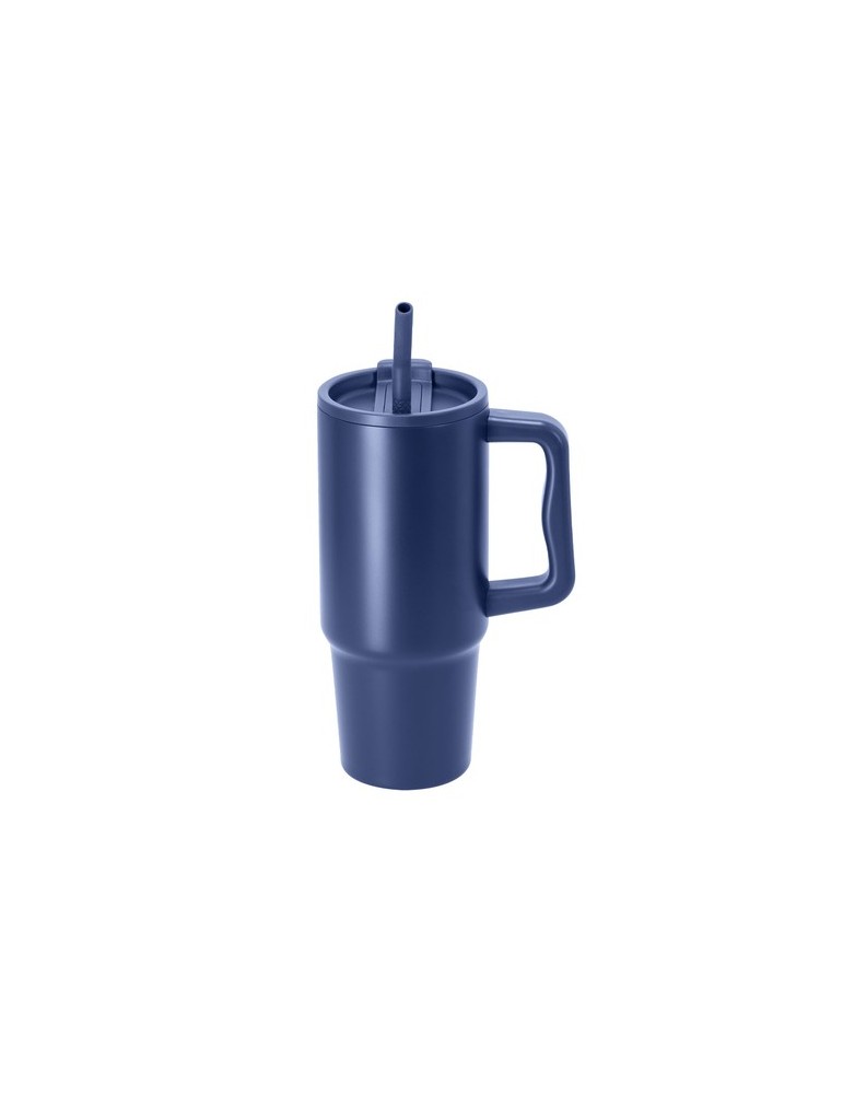 Tasse Thermique Yukon Couleurs : bleu marine Matières : acier inoxydable recyclé impression haute définition