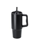 Tasse Thermique Yukon Couleurs : noir Matières : acier inoxydable recyclé cadeau entreprise pas cher