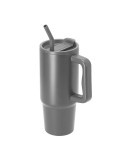Tasse Thermique Yukon Couleurs : noir Matières : acier inoxydable recyclé accessoire événementiel unique