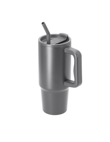 Tasse Thermique Yukon Couleurs : gris Matières : acier inoxydable recyclé objet promotionnel éco-responsable