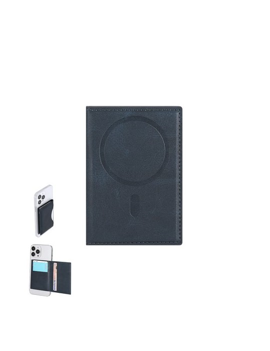 Porte-Cartes Salwen Matières : PU Couleurs : noir marquage laser ultra précis